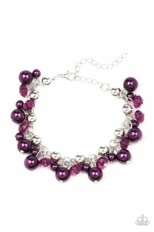 Paparazzi Bracelet ~ Kensington Kiss - Purple