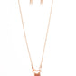 Trendsetting Trinket - Copper - Paparazzi Necklace Image