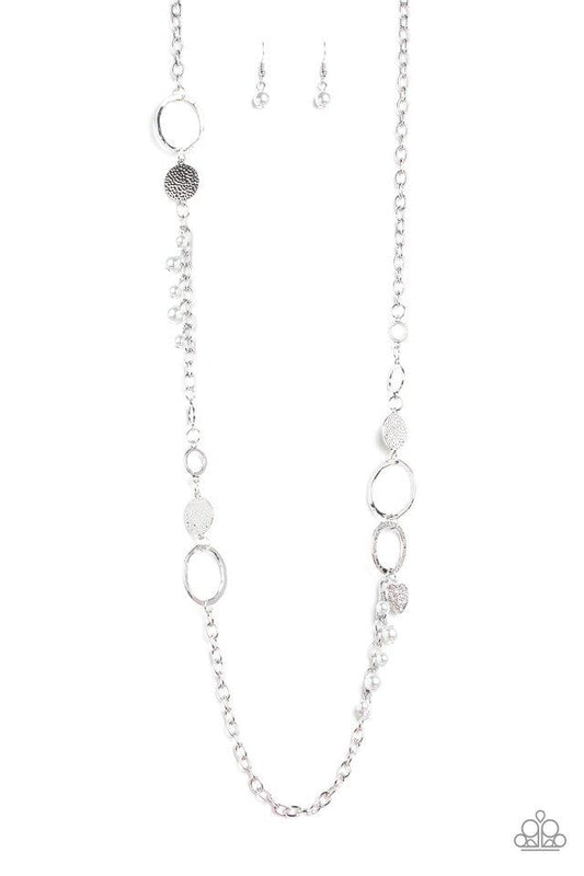 Collar Paparazzi ~ Coqueteo sin complejos - Plata