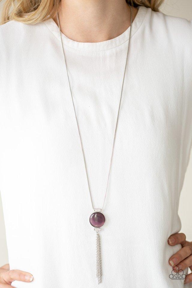 Paparazzi Necklace ~ Happy As Can BEAM - Purple