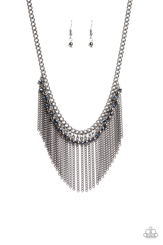 Divinely Diva - Blue - Paparazzi Necklaces Image