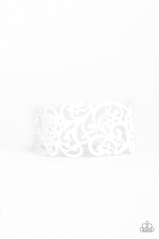 Paparazzi Bracelet ~ VINE and Dash - White