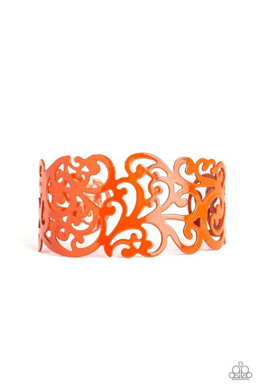 Paparazzi Bracelet ~ VINE and Dash - Orange