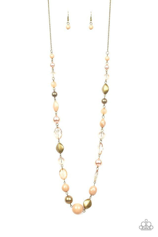 Collar Paparazzi ~ Tesoro secreto - Marrón