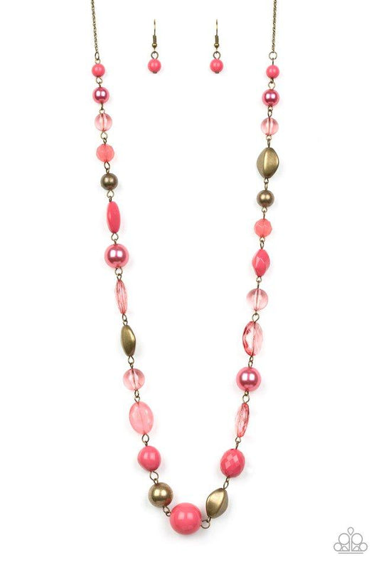 Collar Paparazzi ~ Tesoro secreto - Rosa