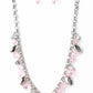 Downstage Dazzle - Pink - Paparazzi Necklace Image