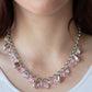 Downstage Dazzle - Pink - Paparazzi Necklace Image