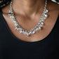 Downstage Dazzle - White - Paparazzi Necklace Image