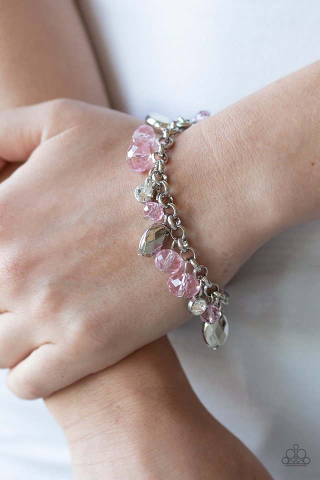 Dazing Dazzle - Pink - Paparazzi Bracelet Image