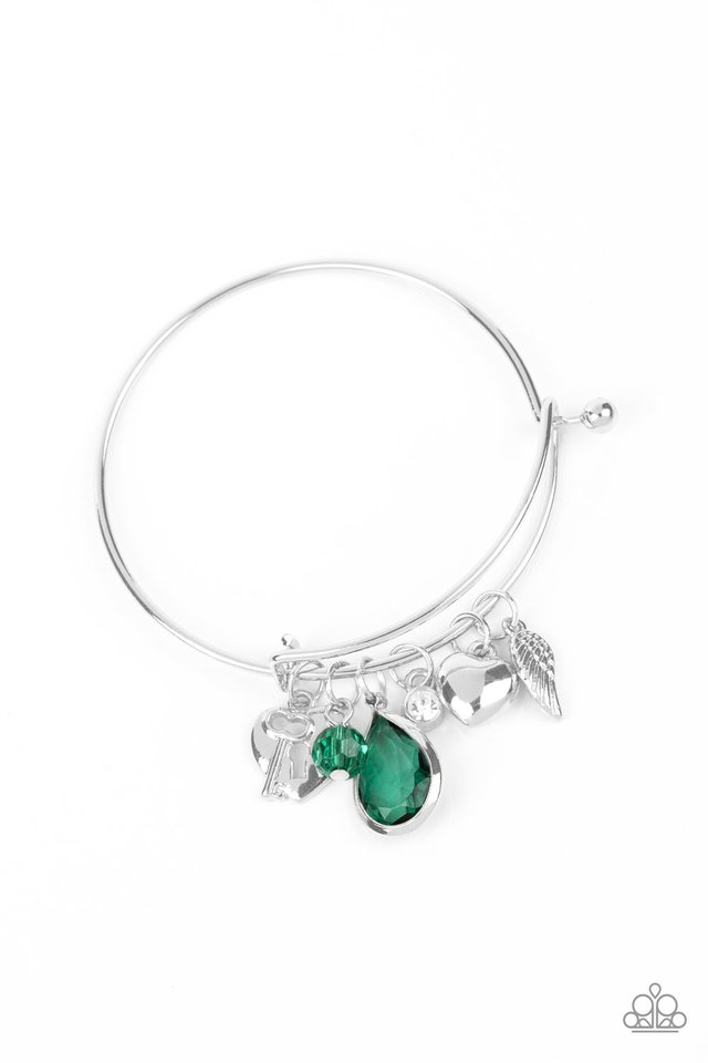 Heart of BOLD - Green - Paparazzi Bracelets Image