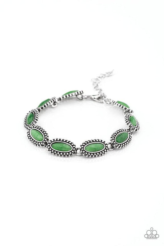 Pulsera Paparazzi ~ Mineral Magic - Verde