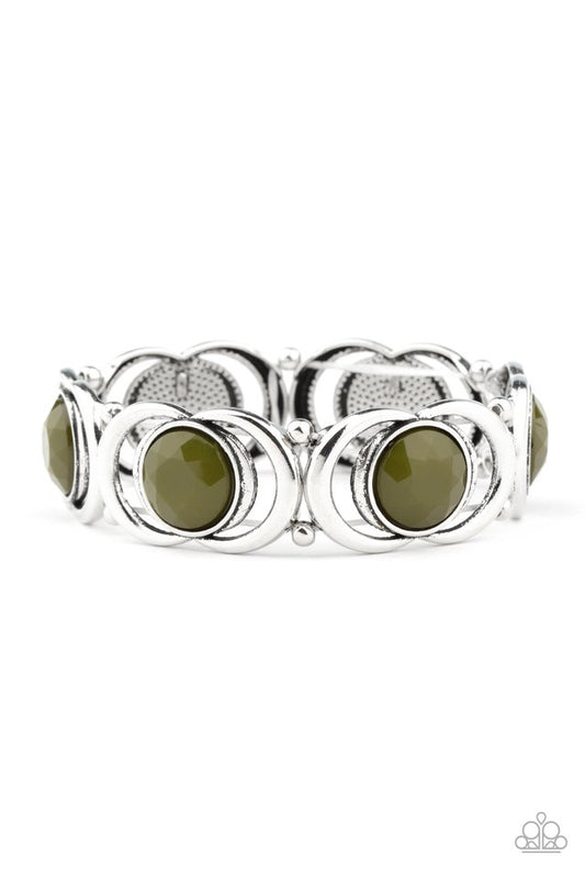 Paparazzi Bracelet ~ Modernly Malibu - Green