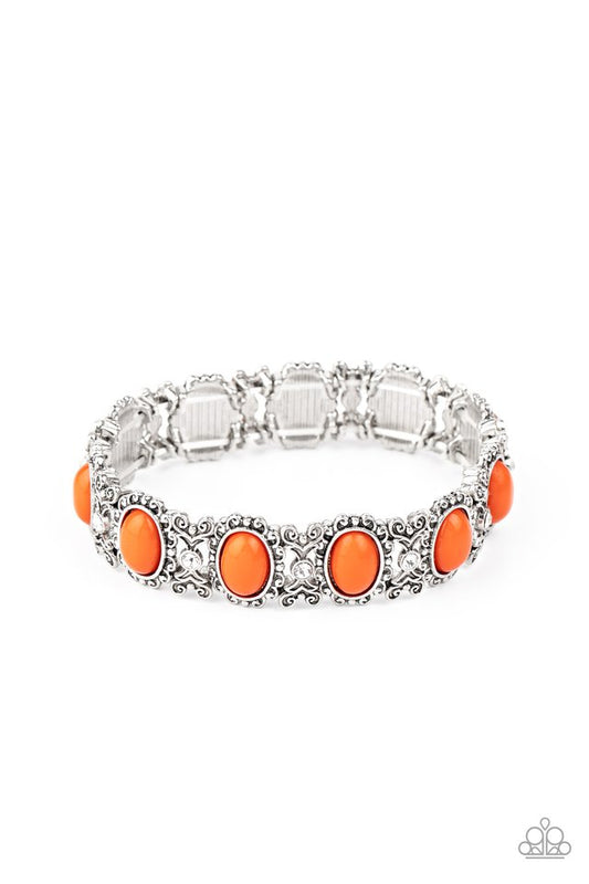 A Piece of Cake - Orange - Paparazzi Bracelet Image