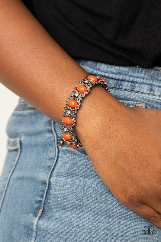 A Piece of Cake - Orange - Paparazzi Bracelet Image