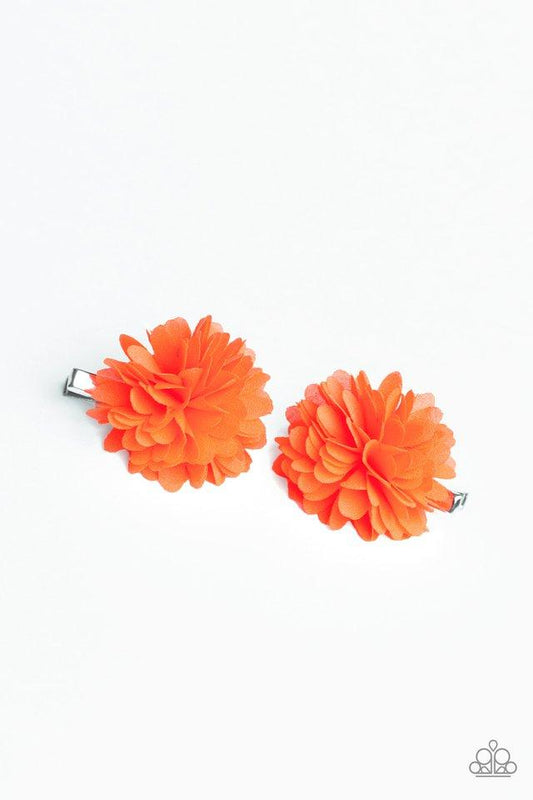 Accesorios para el cabello de Paparazzi ~ Neatly Neon - Naranja