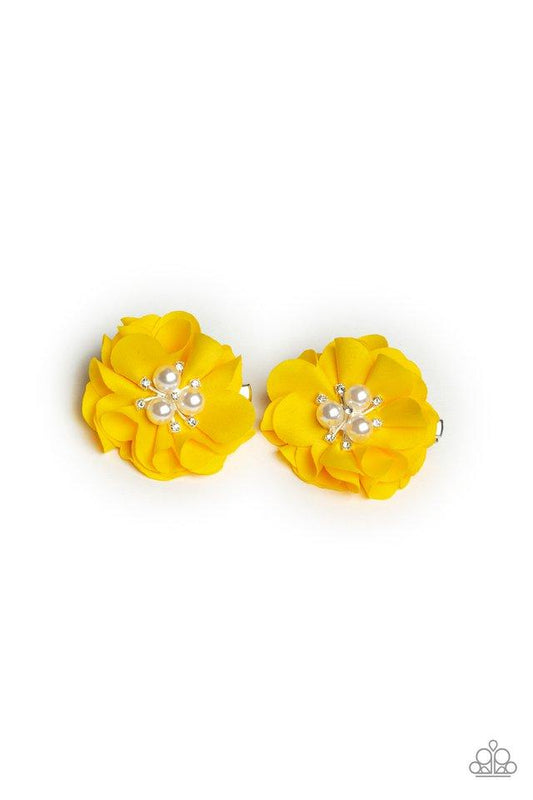 Paparazzi Hair Accessories ~ Diamond Dew - Yellow