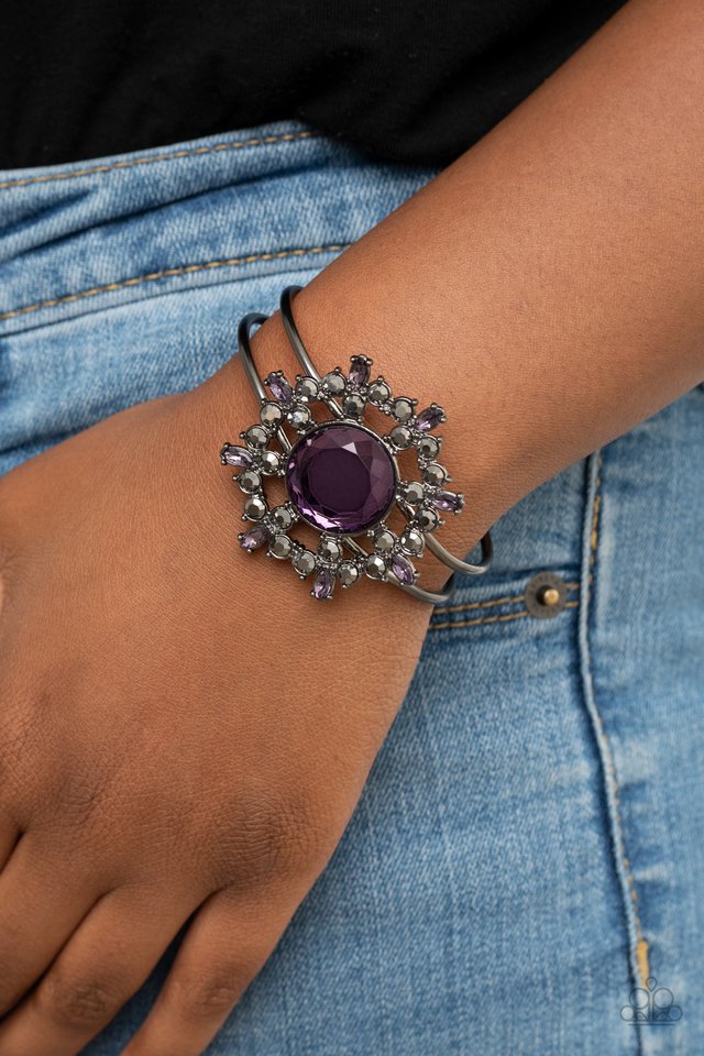 Elaborate Elegance - Purple - Paparazzi Bracelet Image