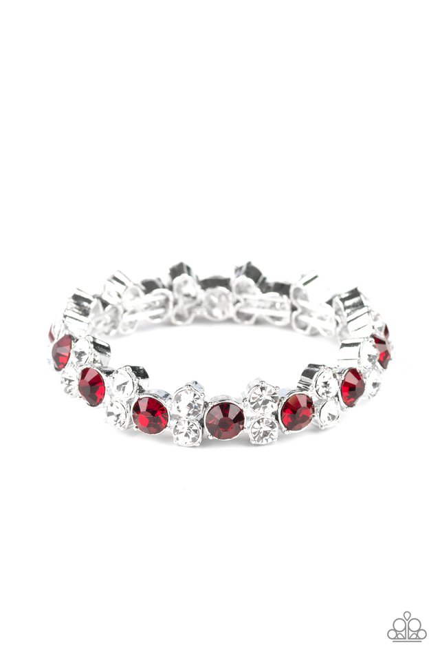 Here Comes The BRIBE - Red - Paparazzi Bracelet Image
