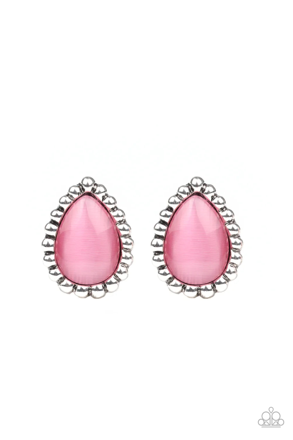 Paparazzi Earring ~ I Wanna GLOW - Pink