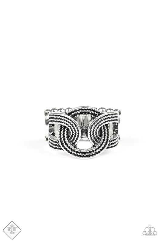 Paparazzi Ring ~ Join Forces - Silver