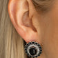 Floral Flamboyance - Black - Paparazzi Earring Image