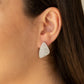 Paparazzi Earring ~ Supreme Sheen - White