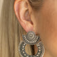 Texture Takeover - Silver - Paparazzi Earring Image