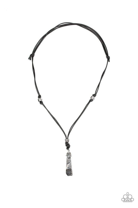 Paparazzi Necklace ~ Midnight Meteorite - Black