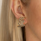 Fast as Lightning - Gold - Paparazzi Earring Image