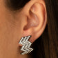 Fast as Lightning - Black - Paparazzi Earring Image