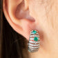 Bank Tank - Green - Paparazzi Earring Image