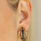 Bank Night - Gold - Paparazzi Earring Image