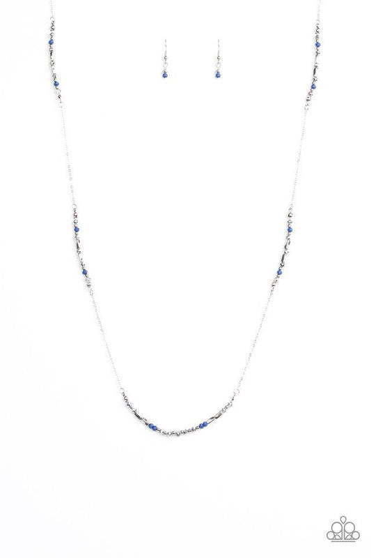 Paparazzi Necklace ~ Mainstream Minimalist - Blue