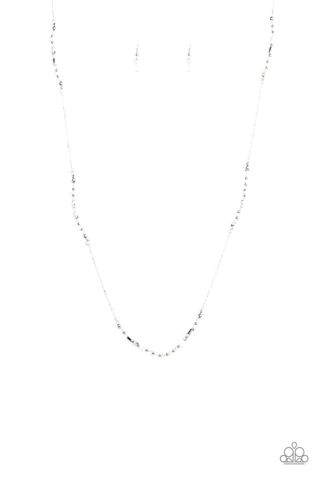 Paparazzi Necklace ~ Mainstream Minimalist - White