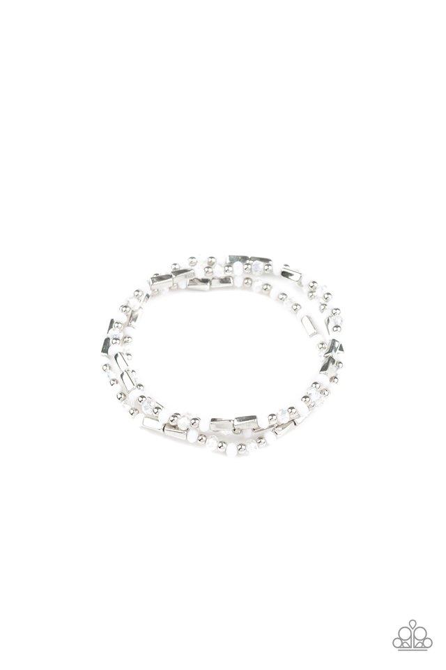 Paparazzi Bracelet ~ Micro Magic - White