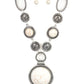 Sedona Drama - White - Paparazzi Necklace Image