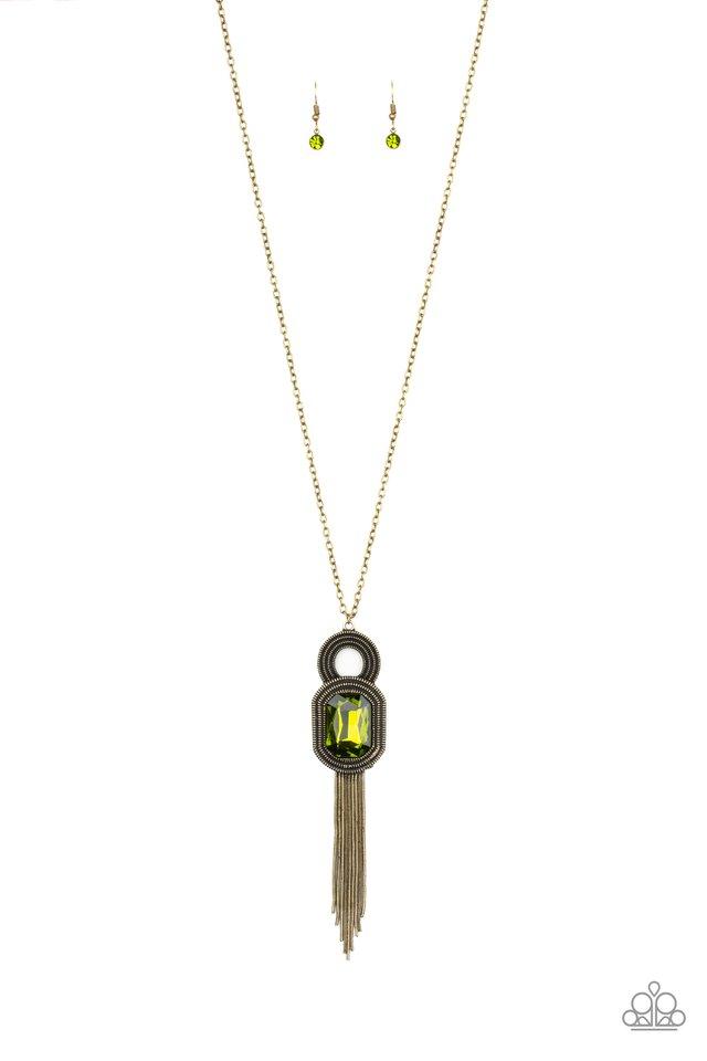 Paparazzi Necklace ~ A Good TALISMAN Is Hard To Find - Green