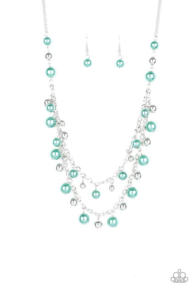 Paparazzi Necklace ~ Fantastic Flair - Green