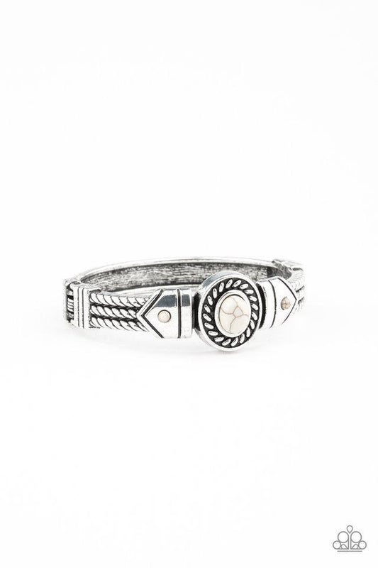 Paparazzi Bracelet ~ Tribal Soul - White