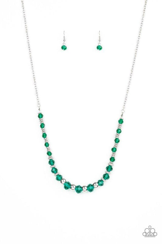 Collar Paparazzi ~ Stratosphere Sparkle - Verde