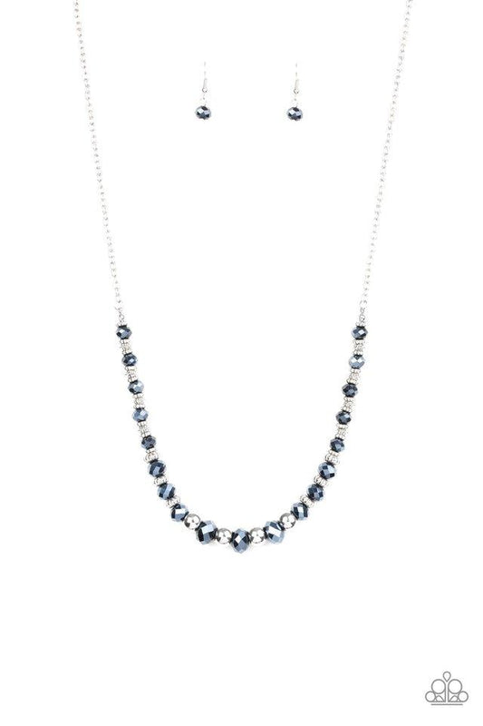 Collar Paparazzi ~ Stratosphere Sparkle - Azul