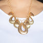 Teardrop Tempest - Gold - Paparazzi Necklace Image