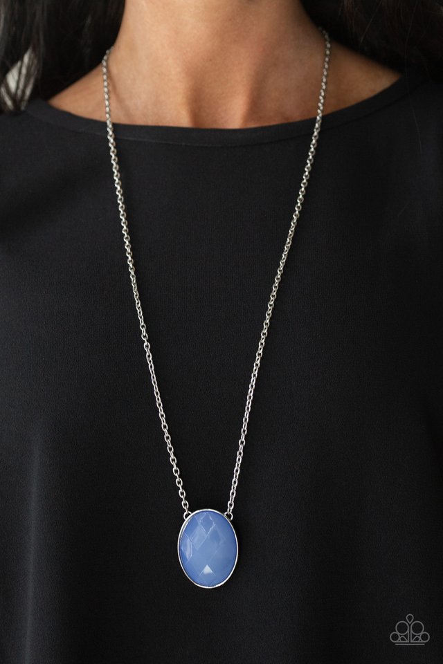Intensely Illuminated - Blue - Paparazzi Necklace Image