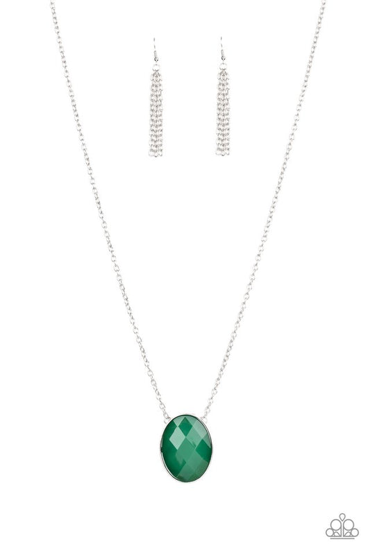 Intensely Illuminated - Green - Paparazzi Necklaces Image