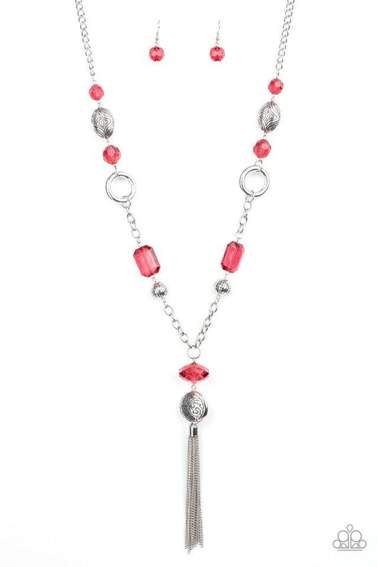 Paparazzi Necklace ~ Ever Enchanting - Red