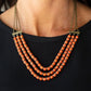 Terra Trails - Orange - Paparazzi Necklace Image