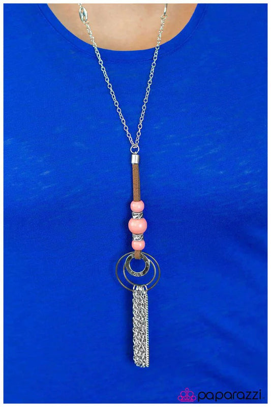 Paparazzi Necklace ~ Touch and Go - Pink