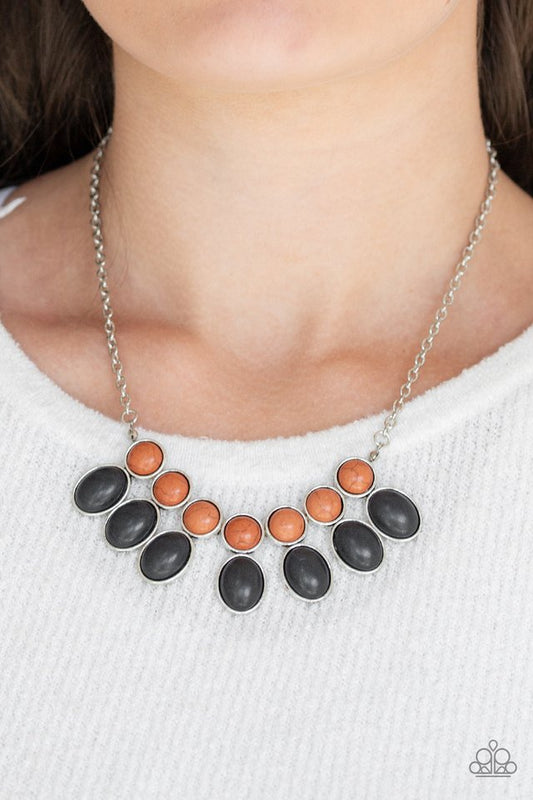 Environmental Impact - Black - Paparazzi Necklace Image