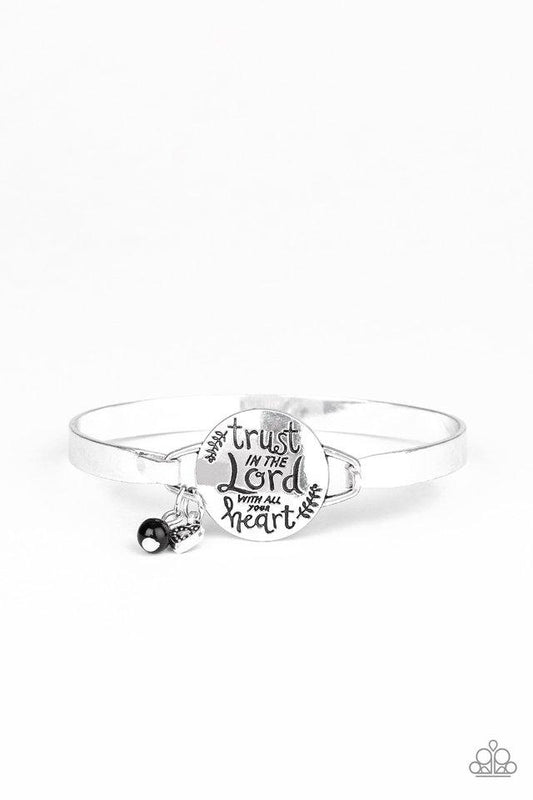 Paparazzi Bracelet ~ Total Trust - Black