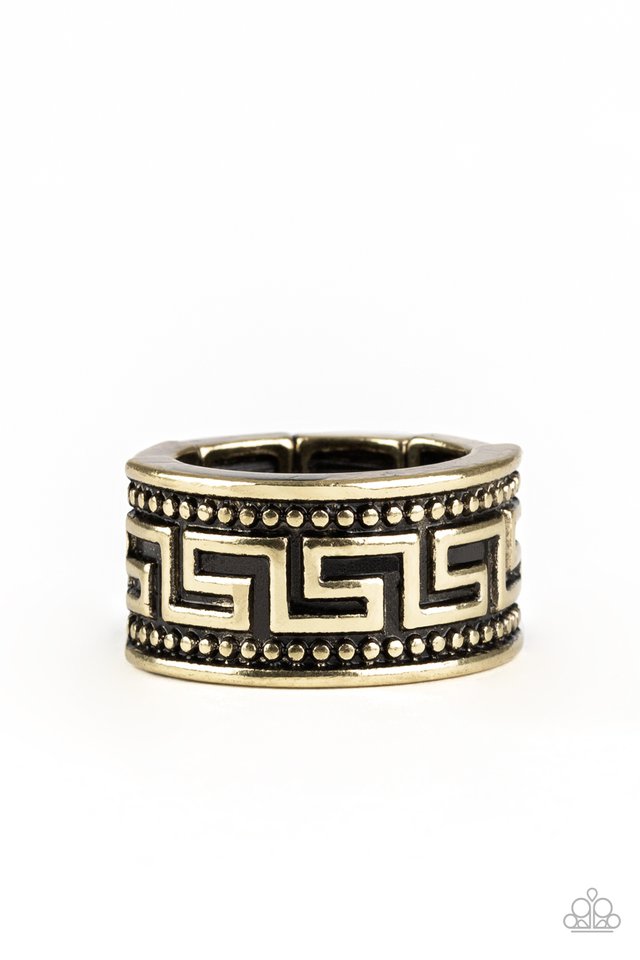 Tycoon Tribe - Brass - Paparazzi Ring Image